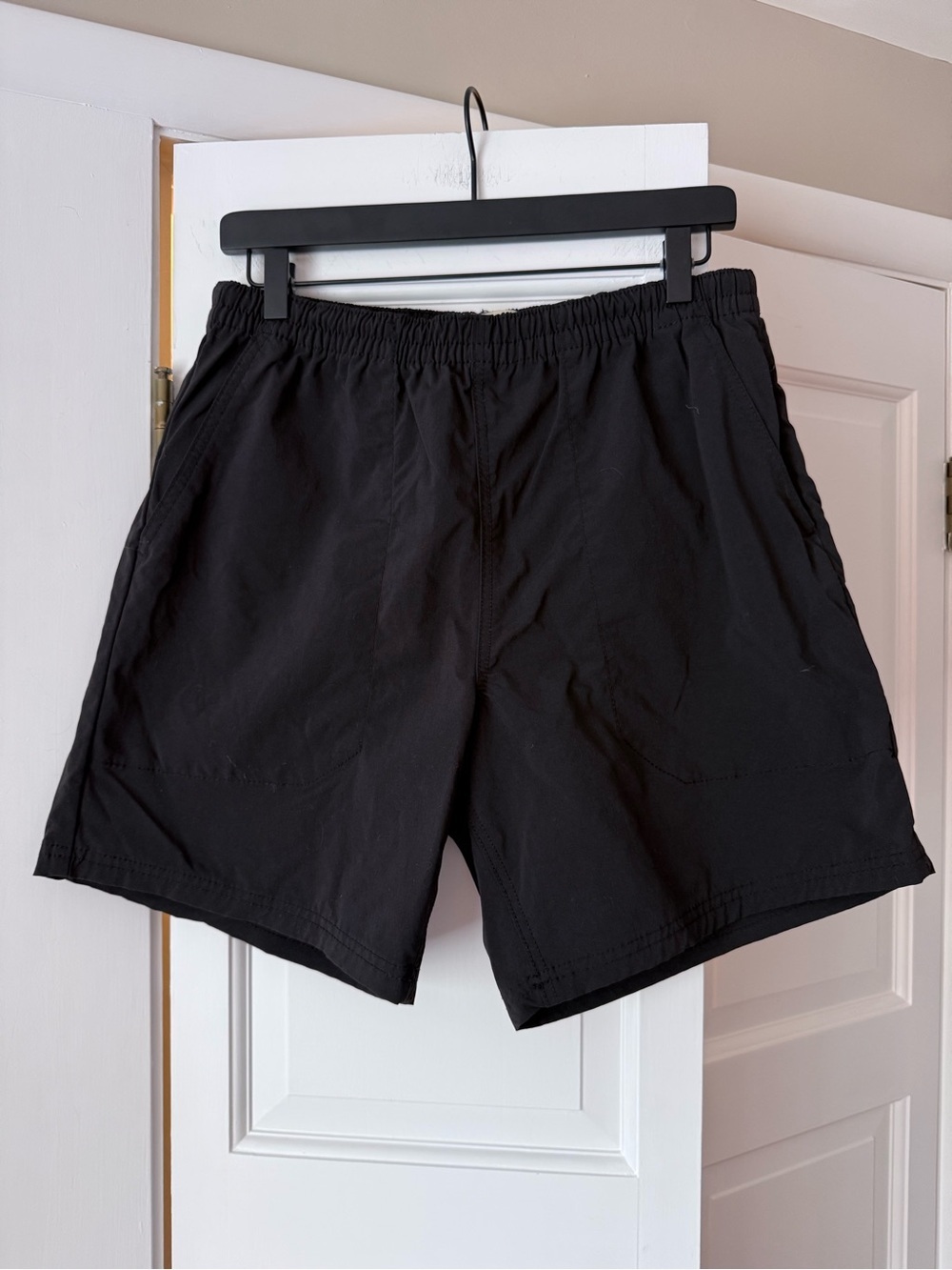 Lake Trail Black Hiking Swim Shorts Men’s Medium Quick Dry
